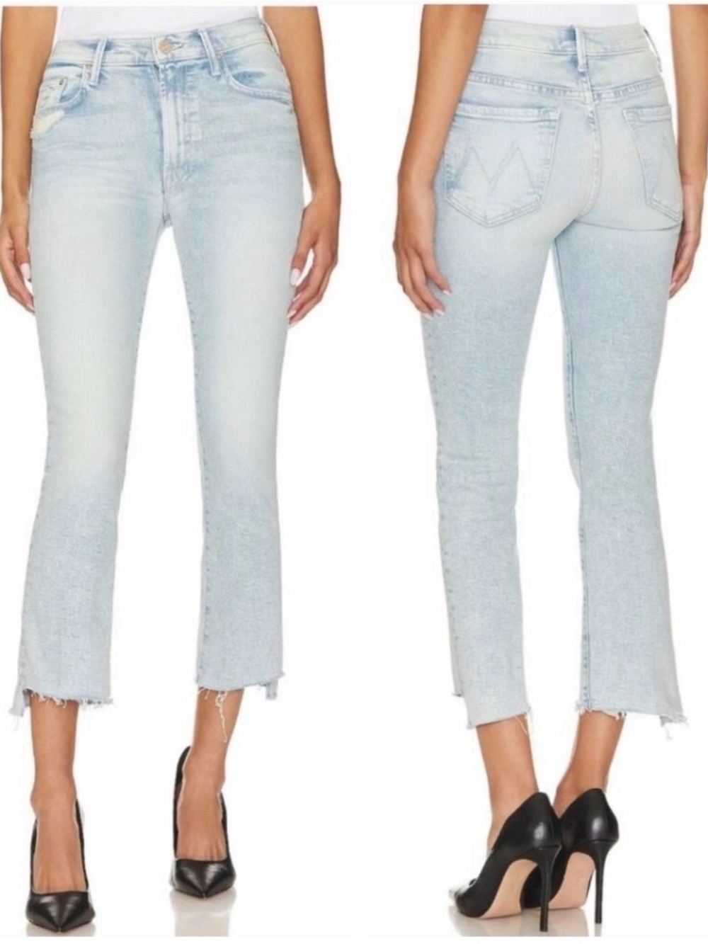 Mother denim size 27 The insider crop step fray. Smooth sailing